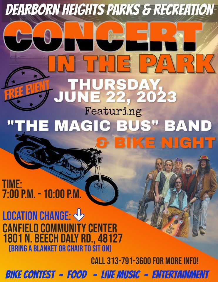 Dearborn Heights Parks & Recreation CONCERT IN THE PARK BIKE NIGHT