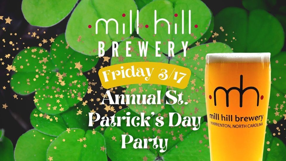 Annual St. Patricks Day Party, Mill Hill Brewery, Warrenton, March 17