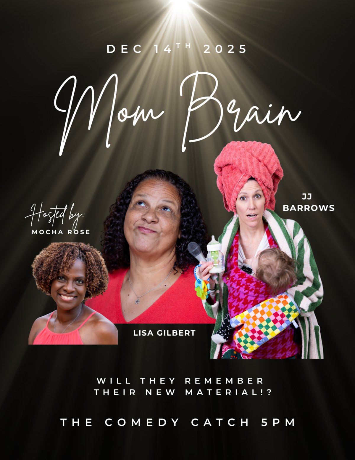 Mom Brain at The Comedy Catch at The Choo Choo, 14 December | Event in Dunlap | AllEvents