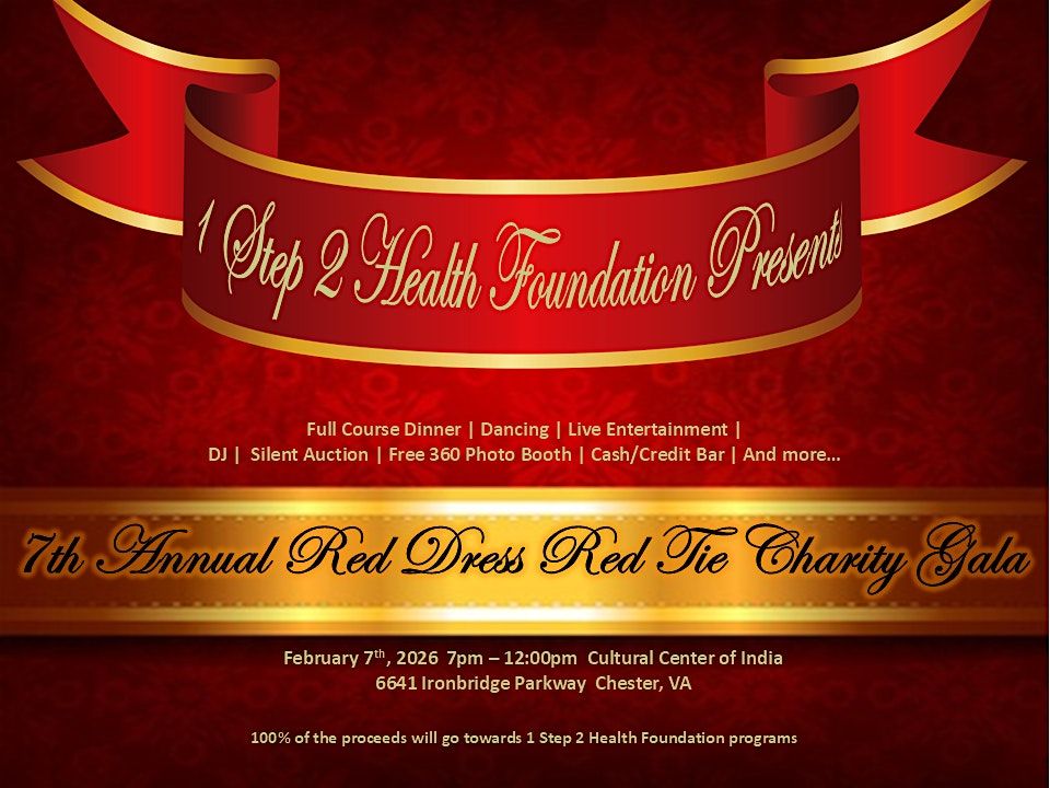 7th Annual Red Dress Red Tie Charity Gala, 7 February | Event in Chester | AllEvents
