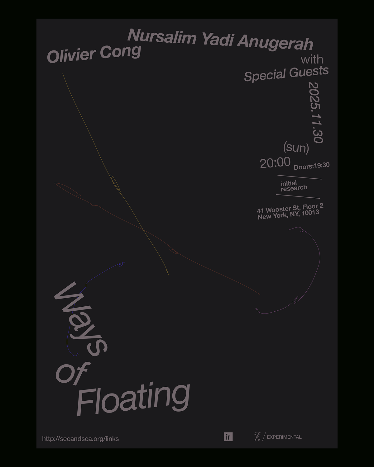 Ways of Floating - An experimental ambient performance, 30 November | Event in New York | AllEvents