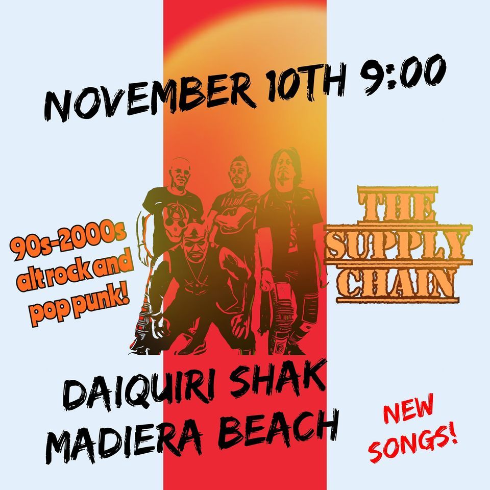 Emo Night with Supply Chain at Daiquiri Shak!, Daiquiri Shak Raw Bar