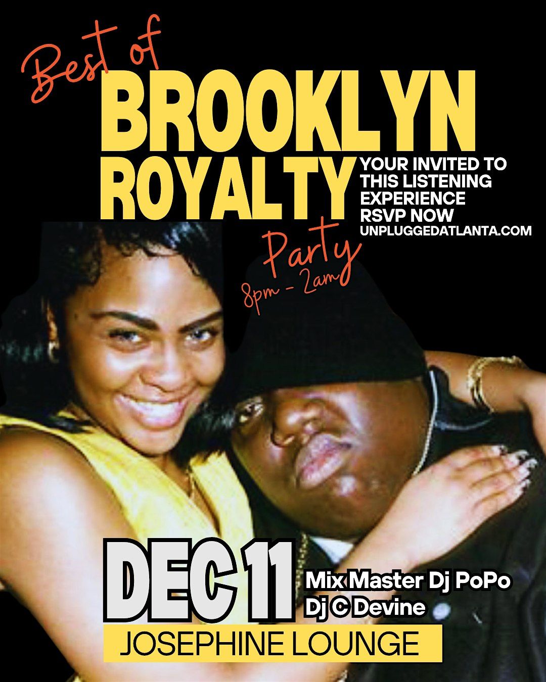 BROOKLYN ROYALTY: THE BEST OF BIGGIE & LIL KIM LISTENING PARTY THUR DEC 11, 11 December | Event in Atlanta