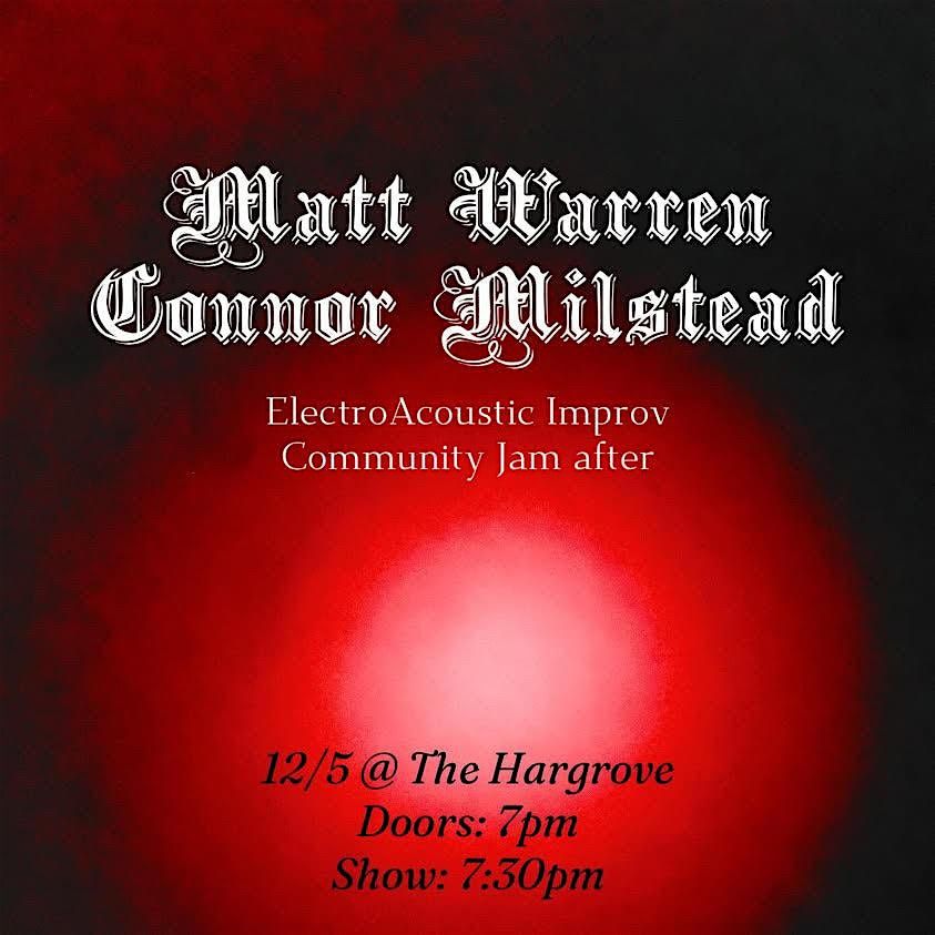 Matt Warren & Connor Milstead, 5 December | Event in Baltimore | AllEvents