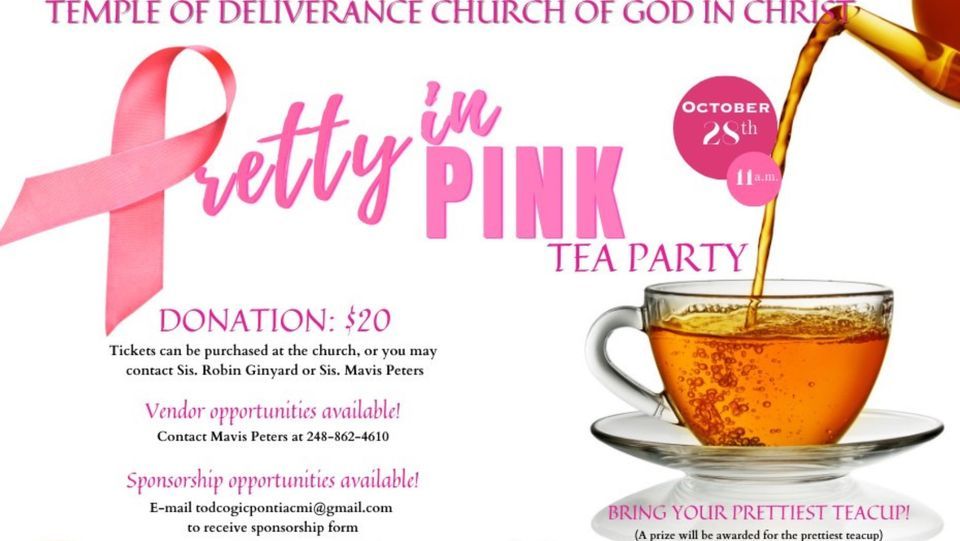 Pretty in Pink Tea Party, Temple Of Deliverance Church of God in Christ