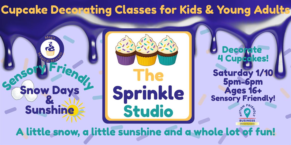 The Sprinkle Studio- Sensory Friendly Edition (Ages 16+), 10 January | Event in Louisville | AllEvents
