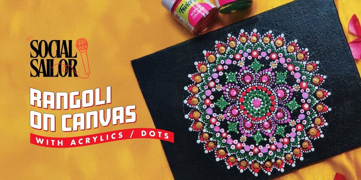 Rangoli on Canvas Workshop - Bangalore, 16 August | Event in Bangalore | AllEvents