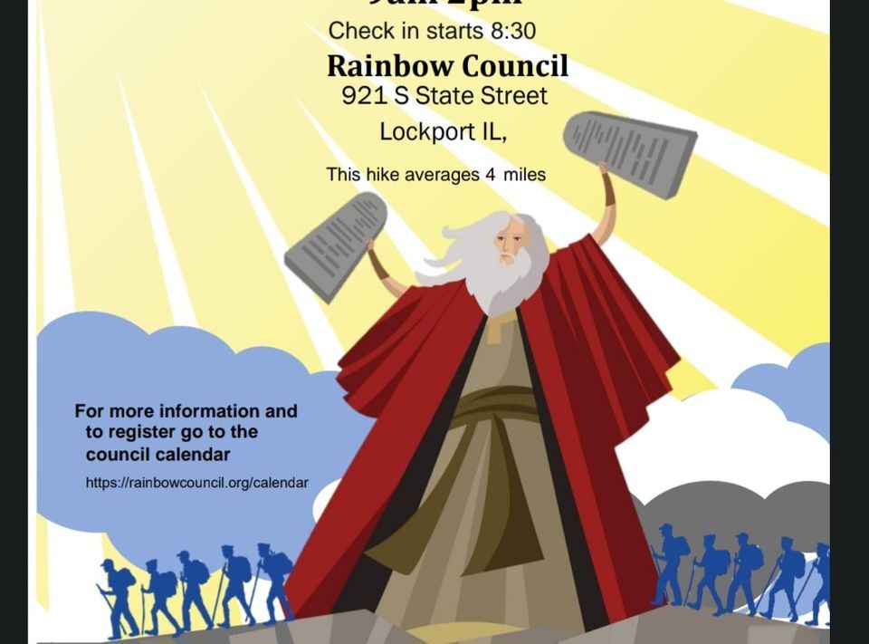 Ten Commandments Hike, Rainbow Council, Boy Scouts of America, Lockport