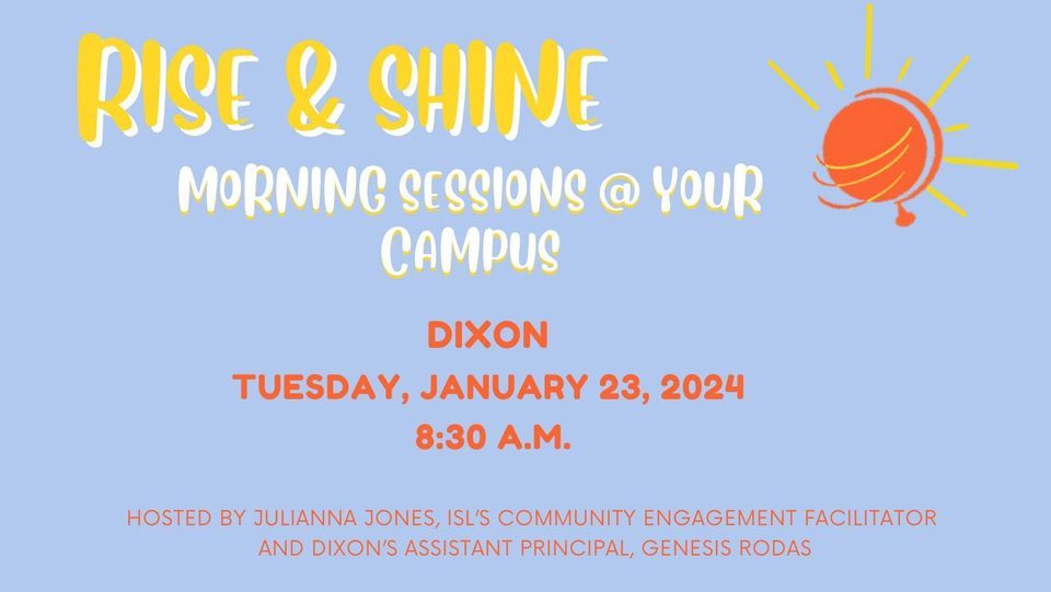 Rise & Shine Morning Sessions, International School of Louisiana, New
