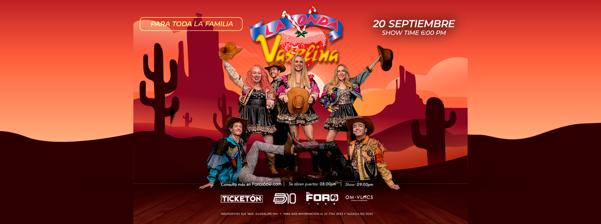 LA ONDA VASELINA , 20 September | Event in Ciudad de México | AllEvents