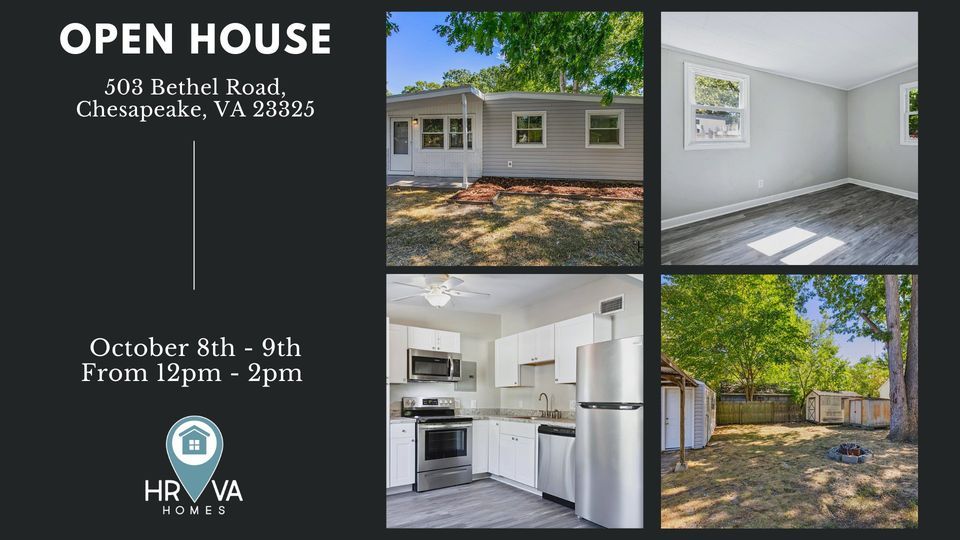 Open House Charming Updated Chesapeake Bungalow, 503 Bethel Rd