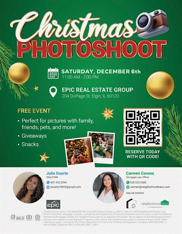 Christmas Photoshoot, 6 December | Event in Elgin | AllEvents