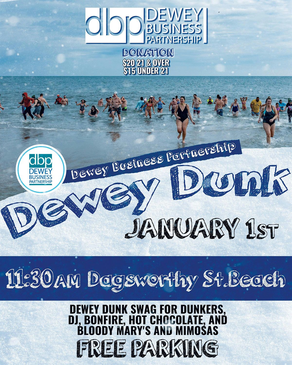 2026 Dewey Dunk, 1 January | Event in Dewey Beach | AllEvents