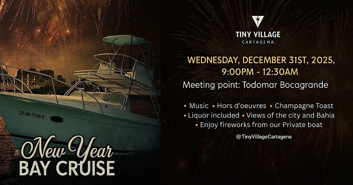 New Years Eve Bay Cruise by Tiny Village Cartagena, 31 December | Event in Cartagena de Indias | AllEvents