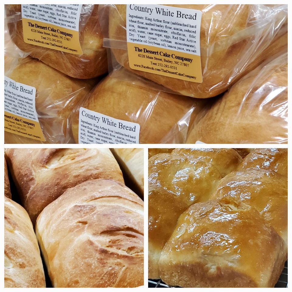 Bread and Dinner Rolls , The Dessert Cake Company of Bailey, December 7