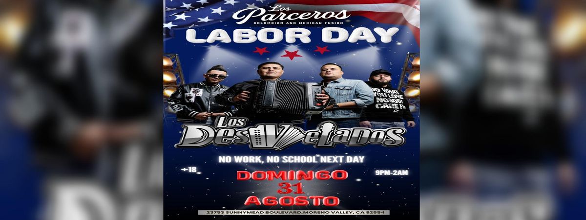 LOS PARCEROS PRESENTA A LOS DESVELADOS, 31 August | Event in Moreno Valley | AllEvents