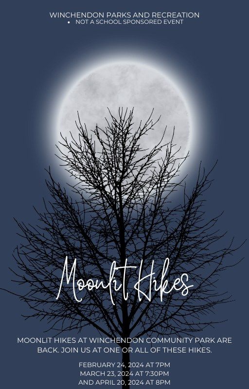 Moonlit hikes, Winchendon Community Park, February 24 2024 AllEvents.in