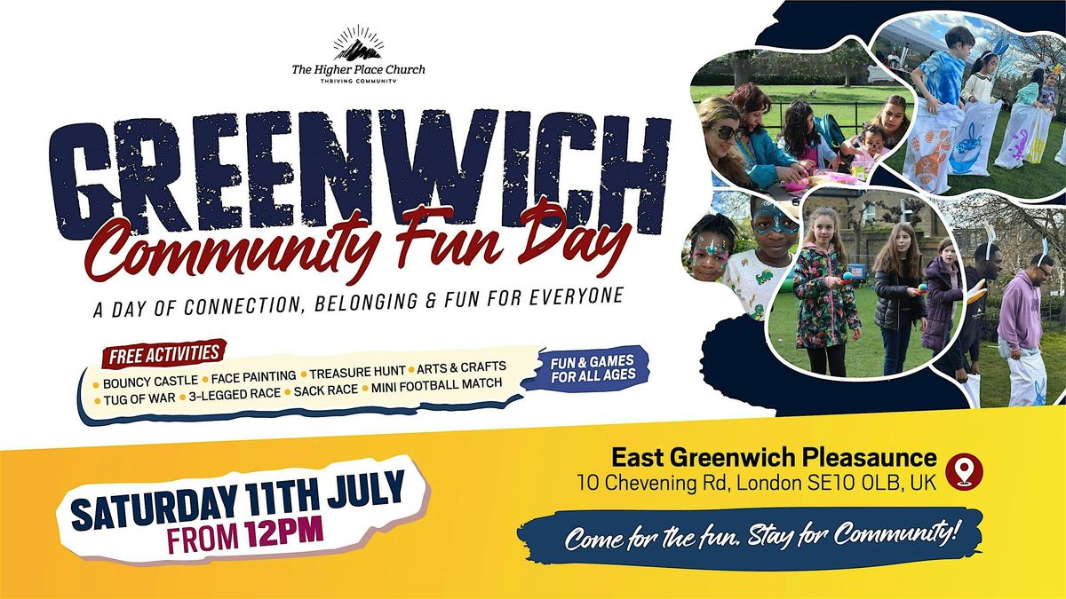 Greenwich Community Fun Day – Things to Do in London | AllEvents
