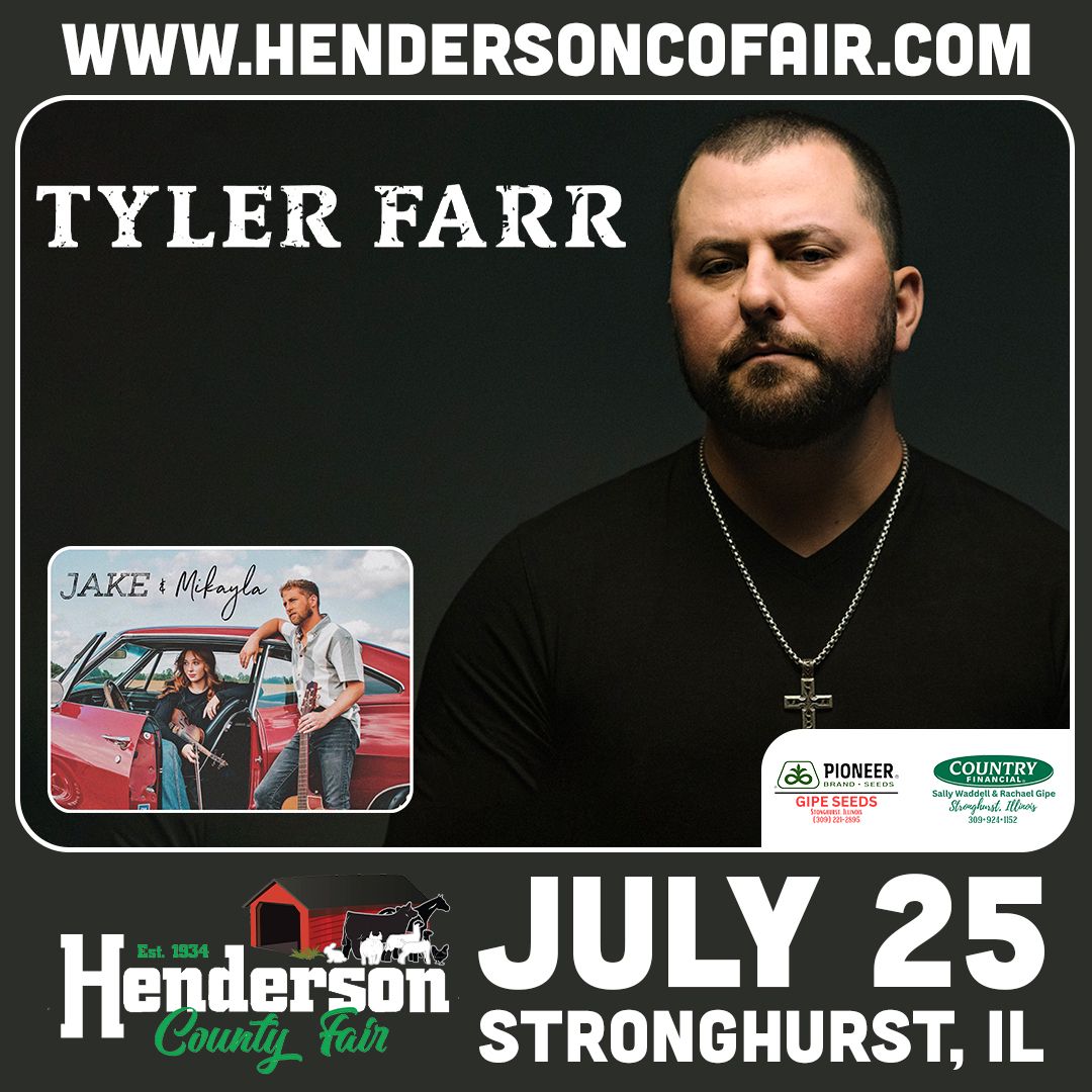 Tyler Farr with Jake & Mikayla at Casey Popcorn Festival, 31 August | Event in Casey | AllEvents