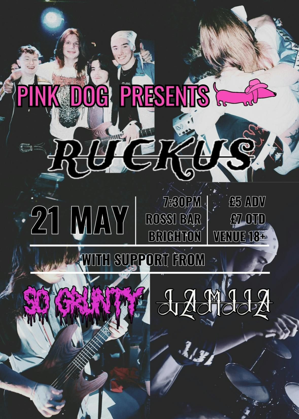 RUCKUS @ ROSSI BAR , 21 May | Event in Brighton | AllEvents