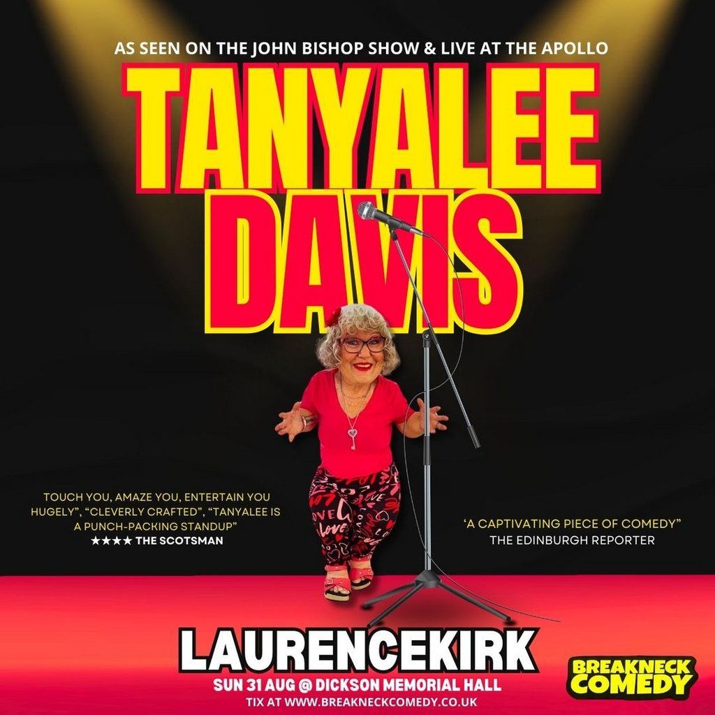 Tanyalee Davis, 31 August | Event in Laurencekirk | AllEvents