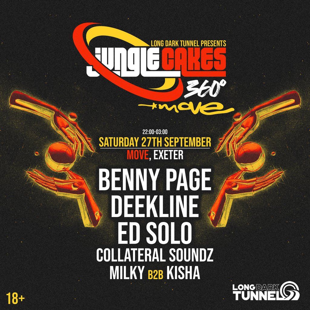 Jungle Cakes 360 - Benny Page + Deekline + Ed Solo // 27.09.25, 27 September | Event in Exeter | AllEvents