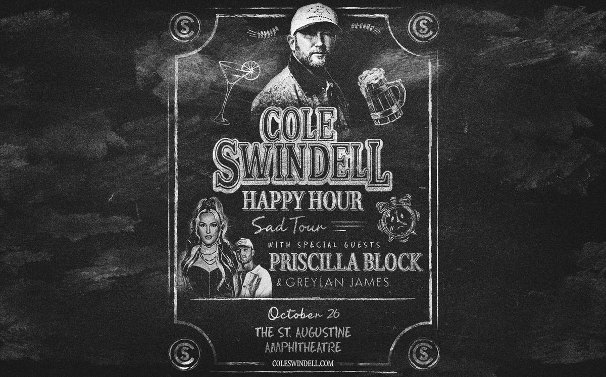 Cole Swindell with Priscilla Block and Greylan James, 27 September | Event in Cedar Rapids | AllEvents