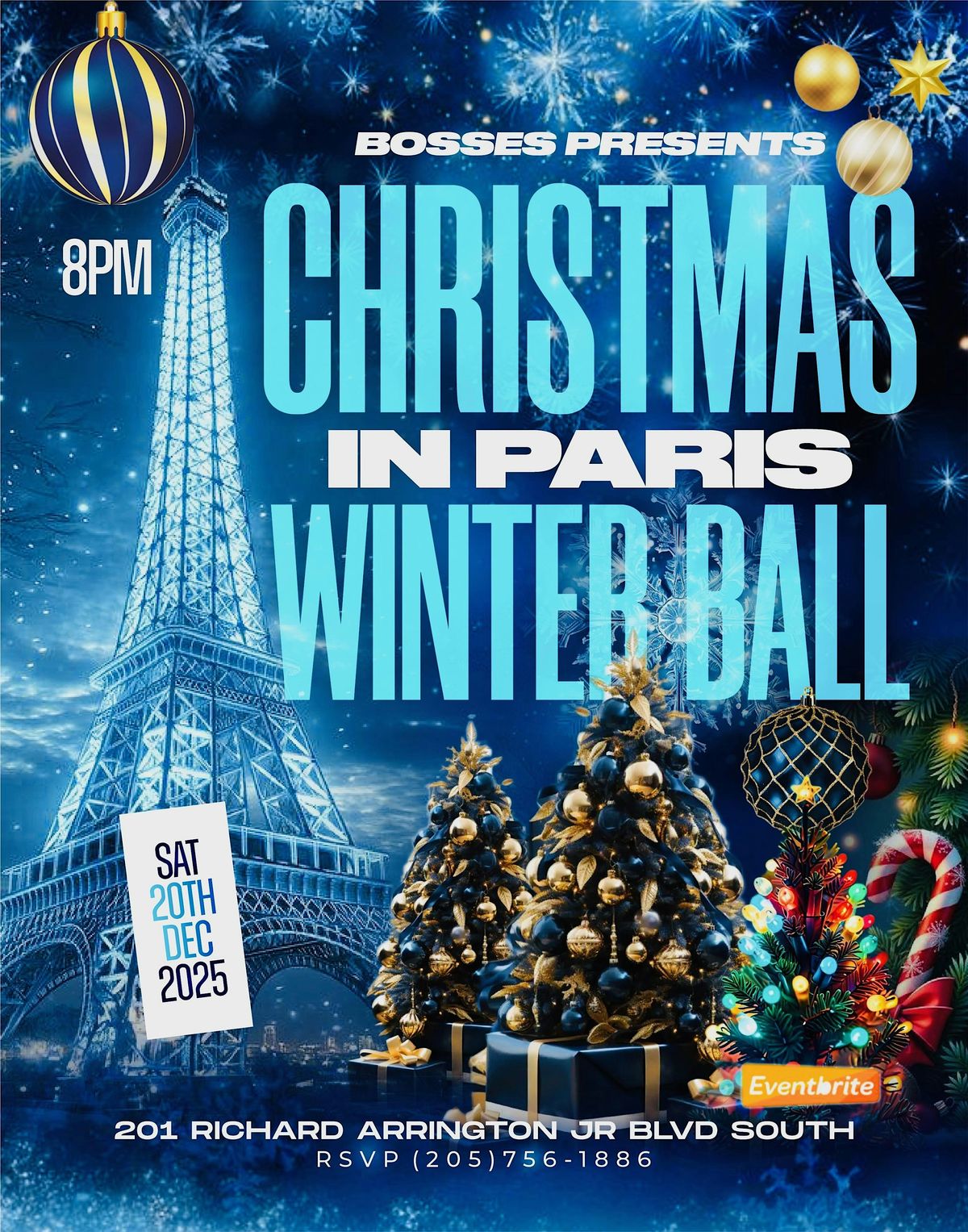 CHRISTMAS IN PARIS WINTER  BALL, 20 December | Event in Birmingham | AllEvents