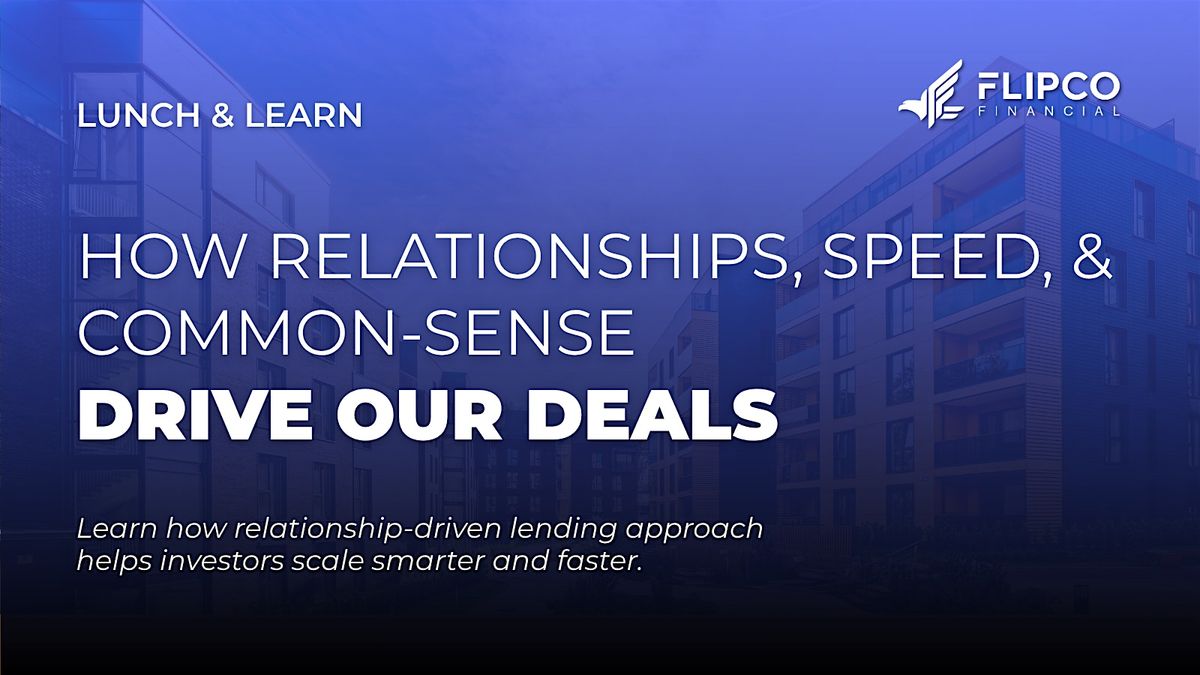 How Relationships, Speed, and Common-Sense Drive Deals, 16 December | Event in Houston | AllEvents