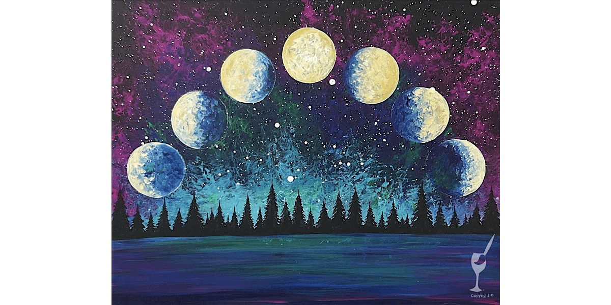 Purple Evening Galaxy - Paint and Sip in San Antonio | Classpop!™, 14 January | Event in San Antonio | AllEvents