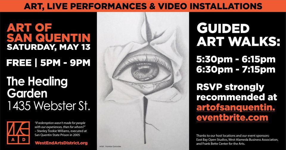 Art of San Quentin exhibit and guided art walks, 1435 ster St