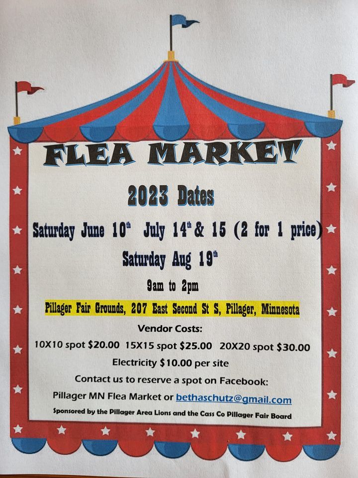 pillager-flea-market-pillager-community-center-june-10-2023-allevents-in