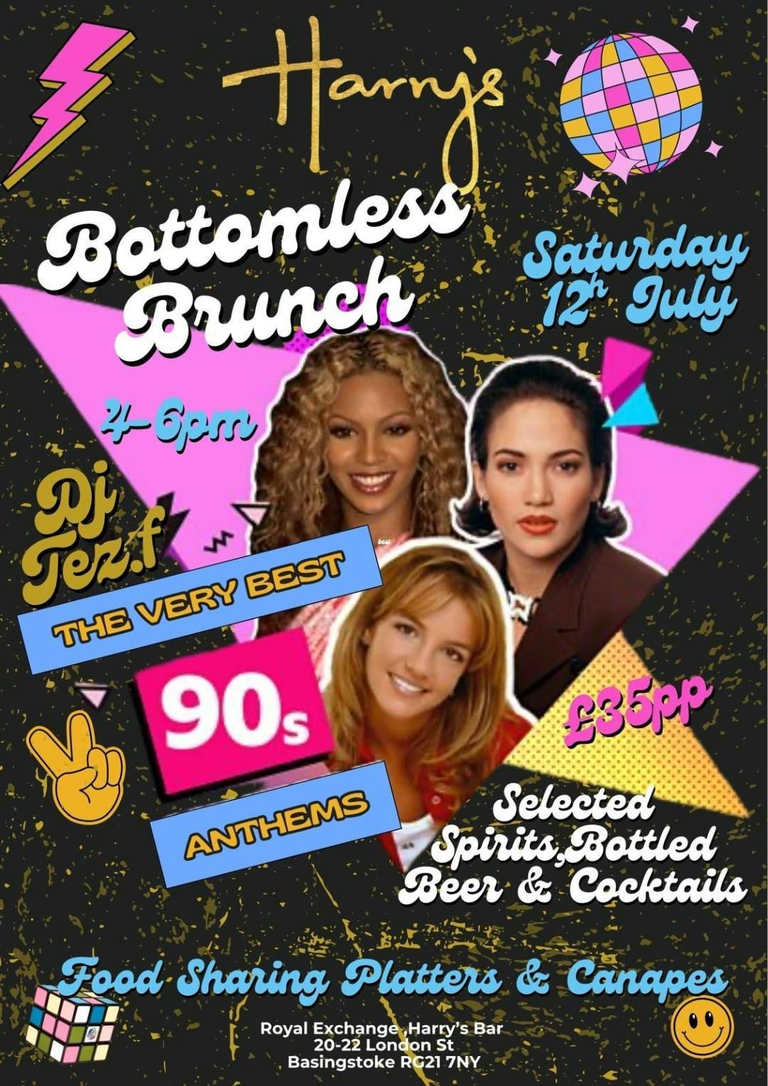 90's Bottomless Brunch, 12 July | Event in Basingstoke | AllEvents