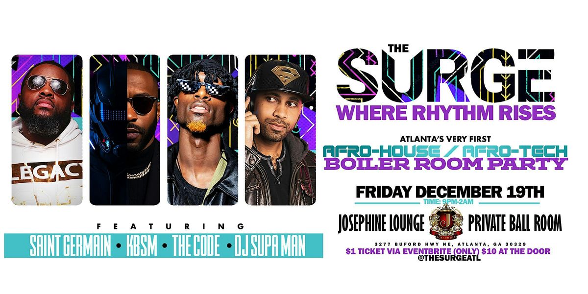 THE SURGE, 19 December | Event in Atlanta | AllEvents