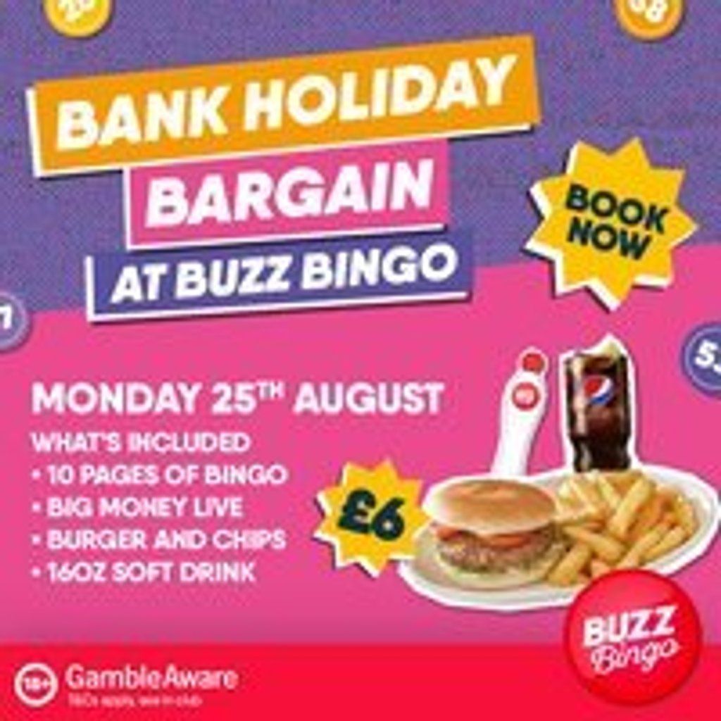 Barnsley Pontefract - Bank Holiday Bargain Bingo, 25 August | Event in Barnsley | AllEvents