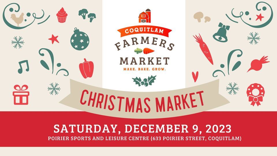 Coquitlam Christmas Farmers Market, Poirier Sport & Leisure Complex