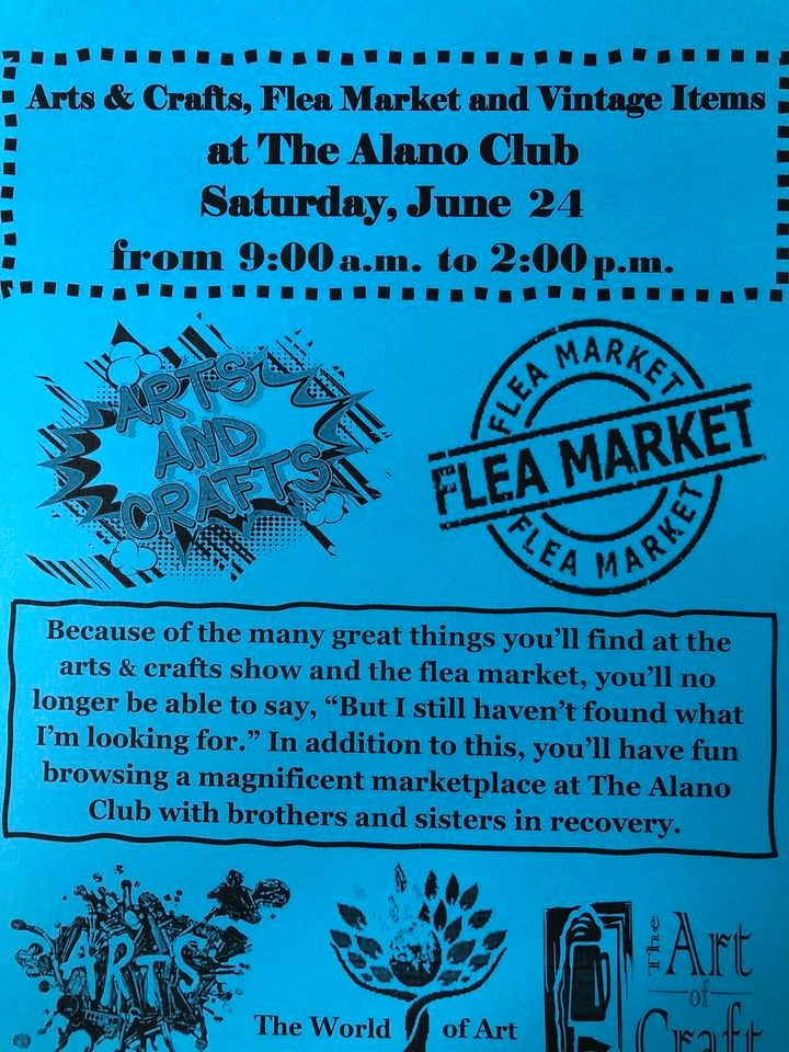 Arts & Crafts, Flea Market and Vintage Items, Alano Club Of The