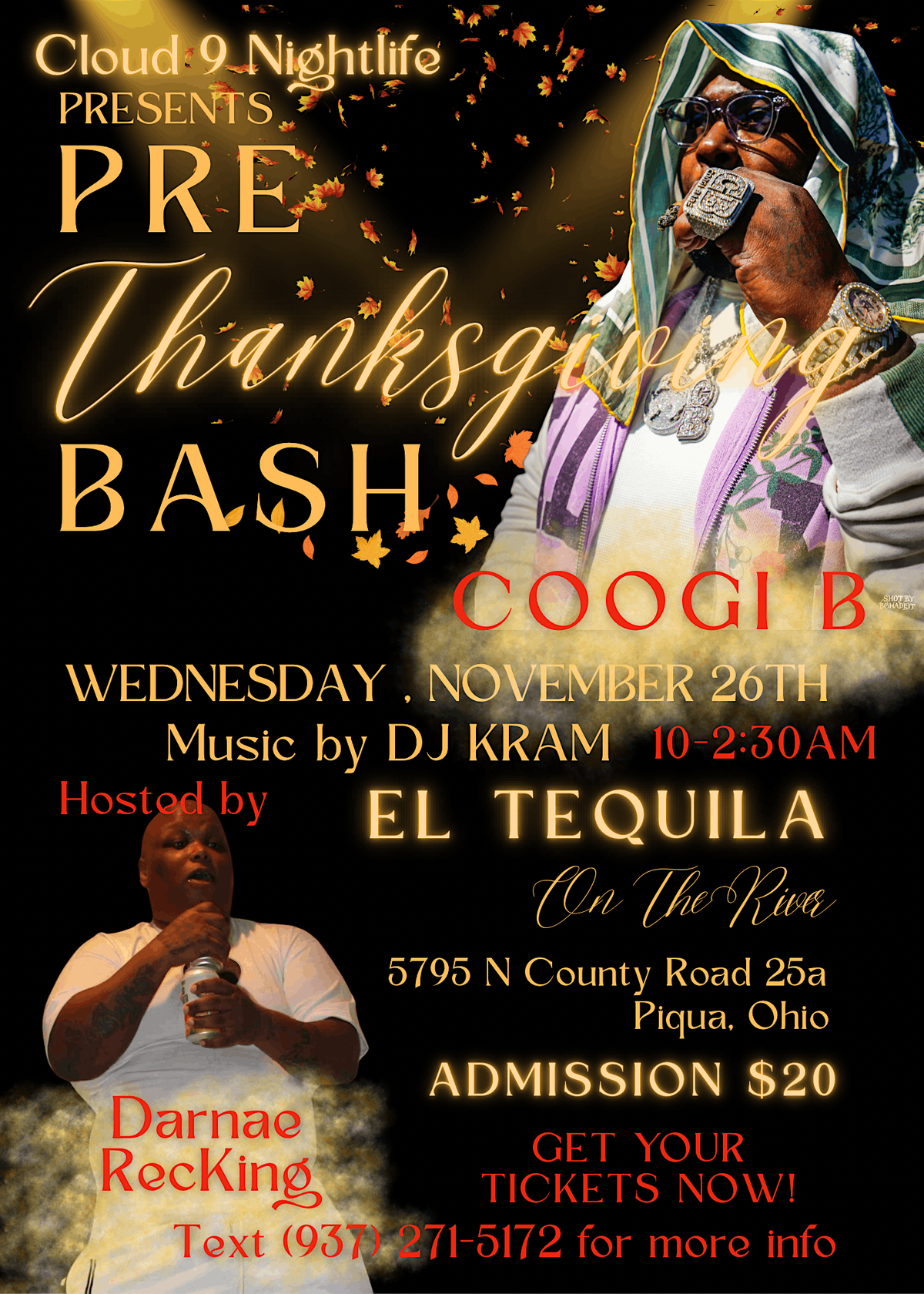 PRE THANKSGIVING BASH, 26 November | Event in Piqua | AllEvents