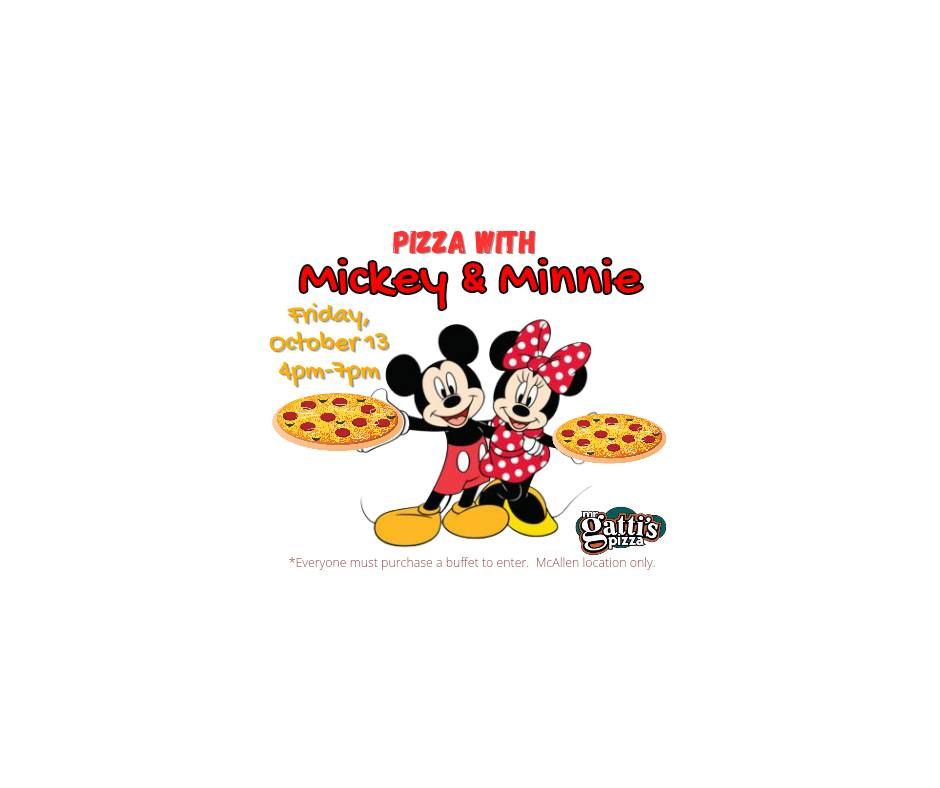 Gattis Pizza with Mickey & Minnie!, Mr. Gatti's Pizza (McAllen, TX), 13