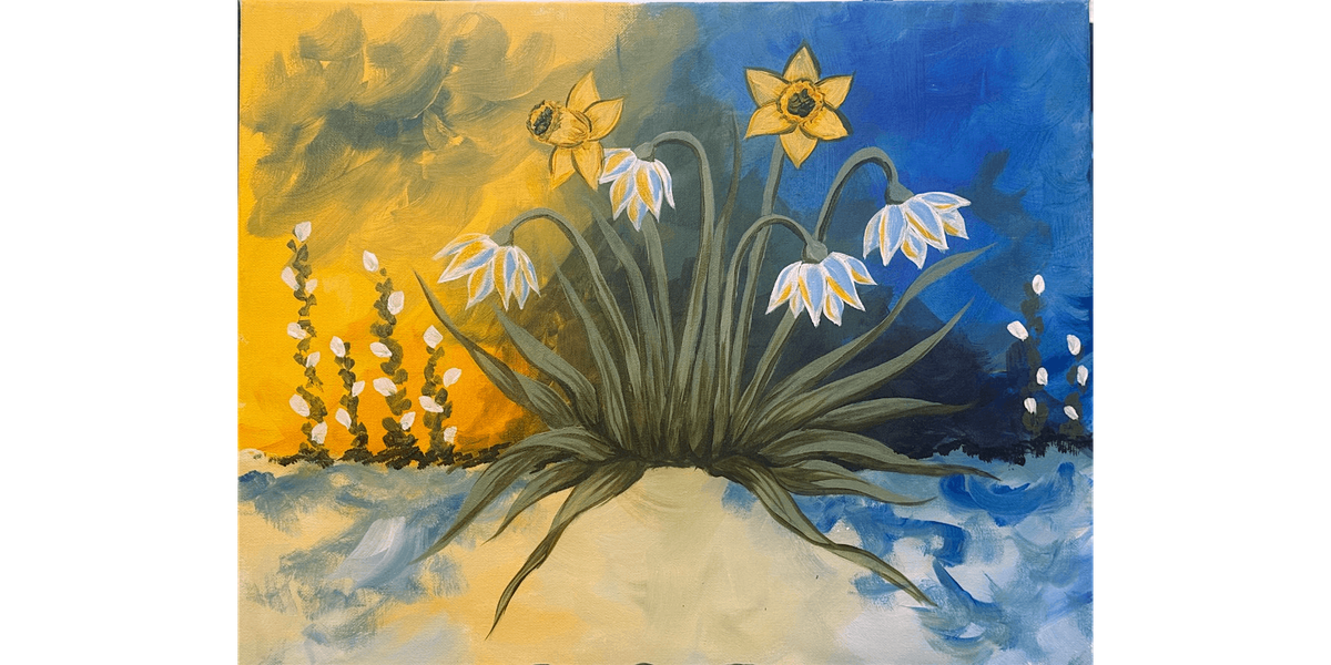 Daffodil Days - Paint and Sip in Sacramento | Classpop!™, 15 February | Event in Elk Grove | AllEvents