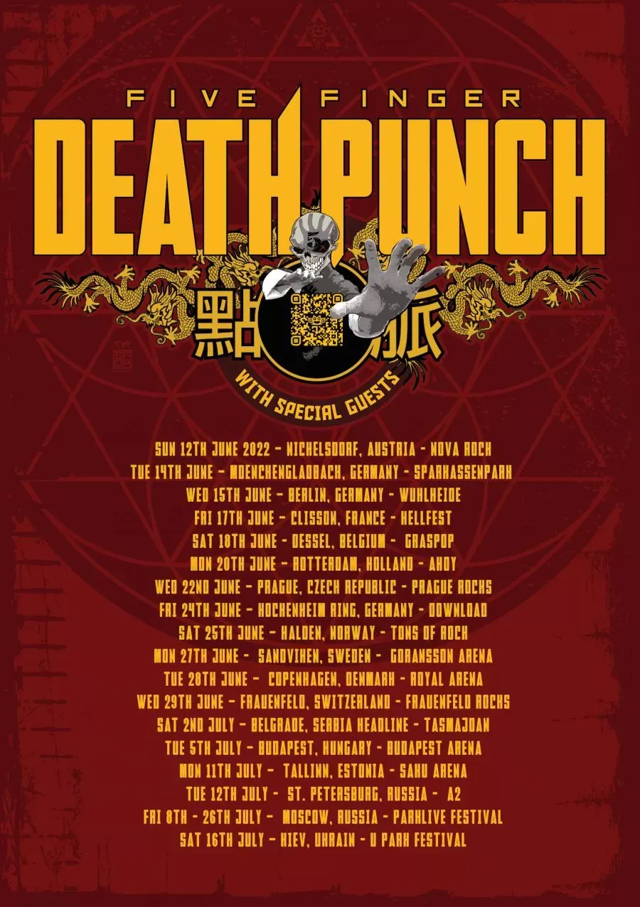 Five Finger Death Punch at Sullivan Arena, 9 August | Event in Anchorage | AllEvents