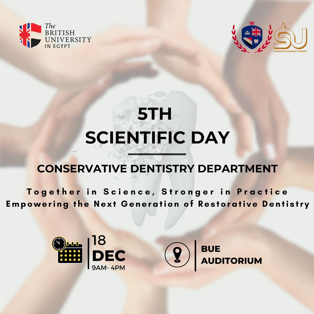 5th Scientific Day - Conservative Department - BUE - VIP, 18 December | Event in CAIRO | AllEvents