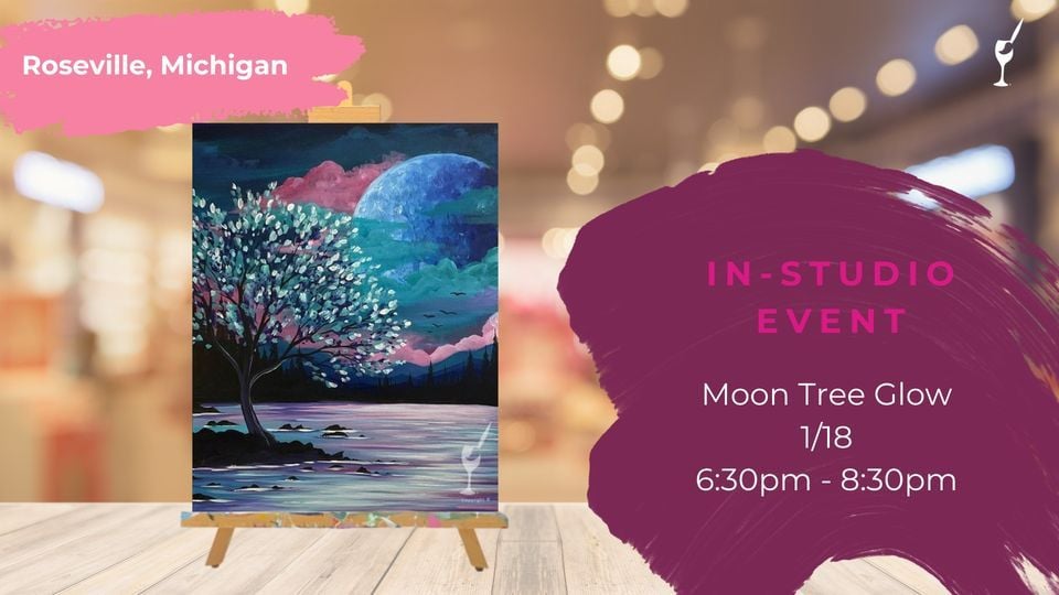 A Heart Through the Trees, Painting with a Twist (Roseville, MI