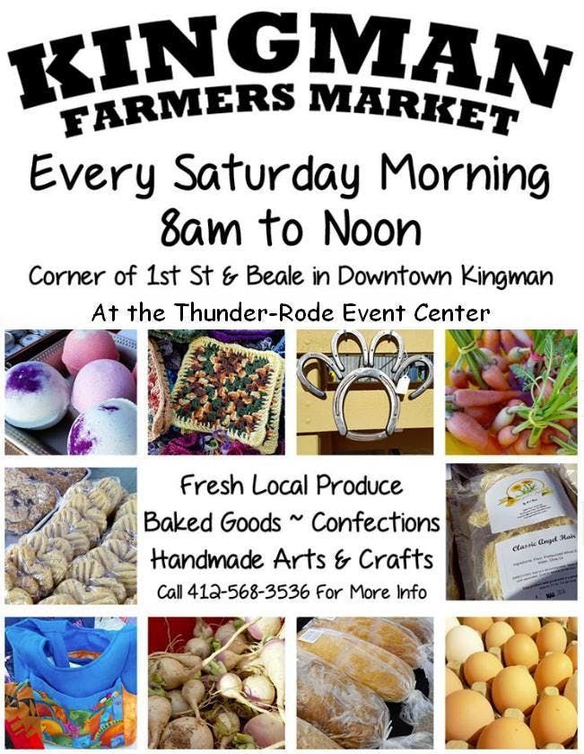 Kingman Farmers Market, ThunderRode Event Center, Kingman, August 10