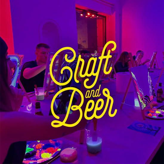 Craft and Beer: pintura neón y barra libre de cerveza en Malasaña, 8 May | Event in Madrid | AllEvents