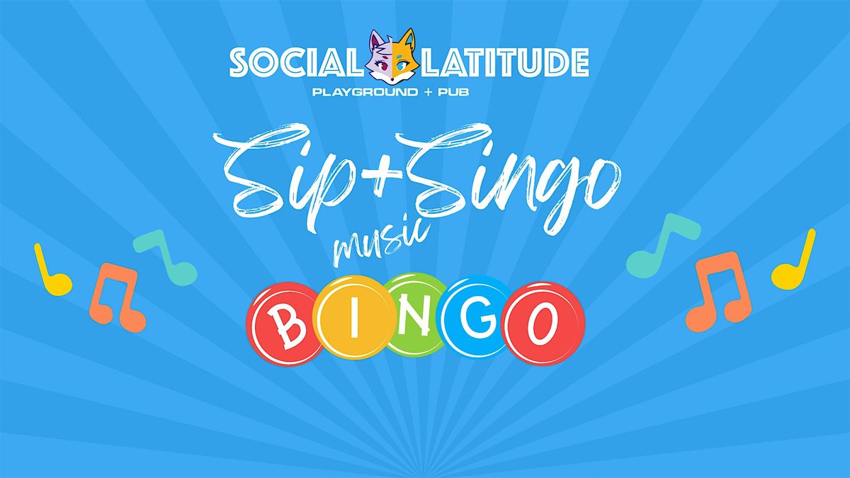 Sip + Singo Music Bingo at Social Latitude, 10 December | Event in Greenville | AllEvents
