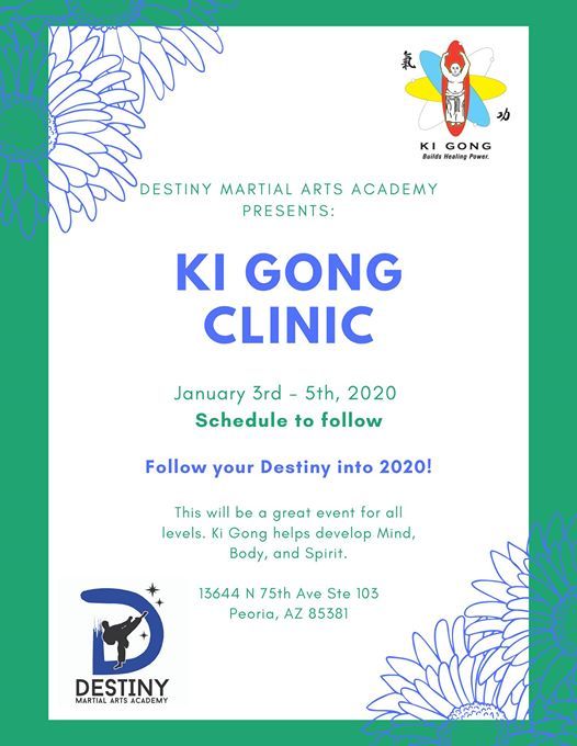 Ki Gong Clinic At Destiny Martial Arts Academy Peoria