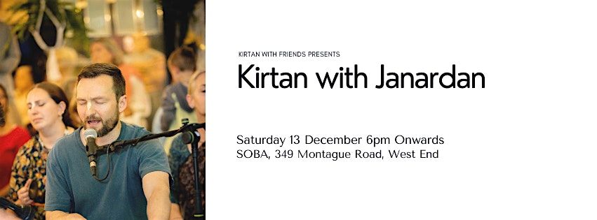 Final Kirtan of the Year – Janardan + Vegan Dinner!, 13 December | Event in West End | AllEvents