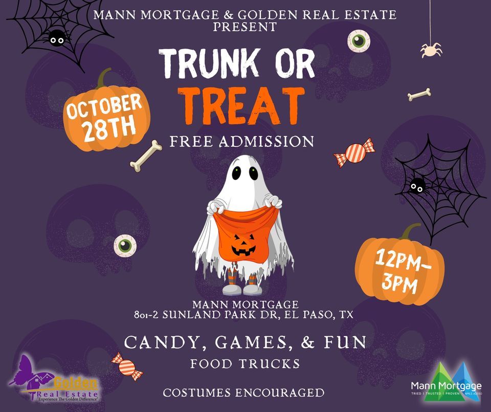 Trunk or Treat, 801 Sunland Park Dr, El Paso, TX 799125147, United States, October 28 2023
