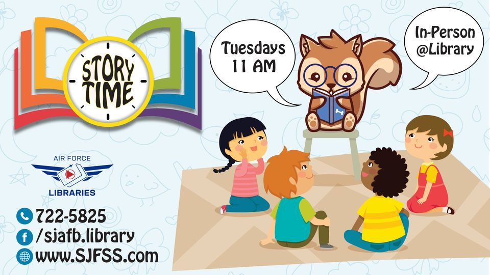 Every Tuesday Library Storytime Base Access Only Seymour Johnson every-tuesday-library-storytime-base-access-only-seymour-johnson